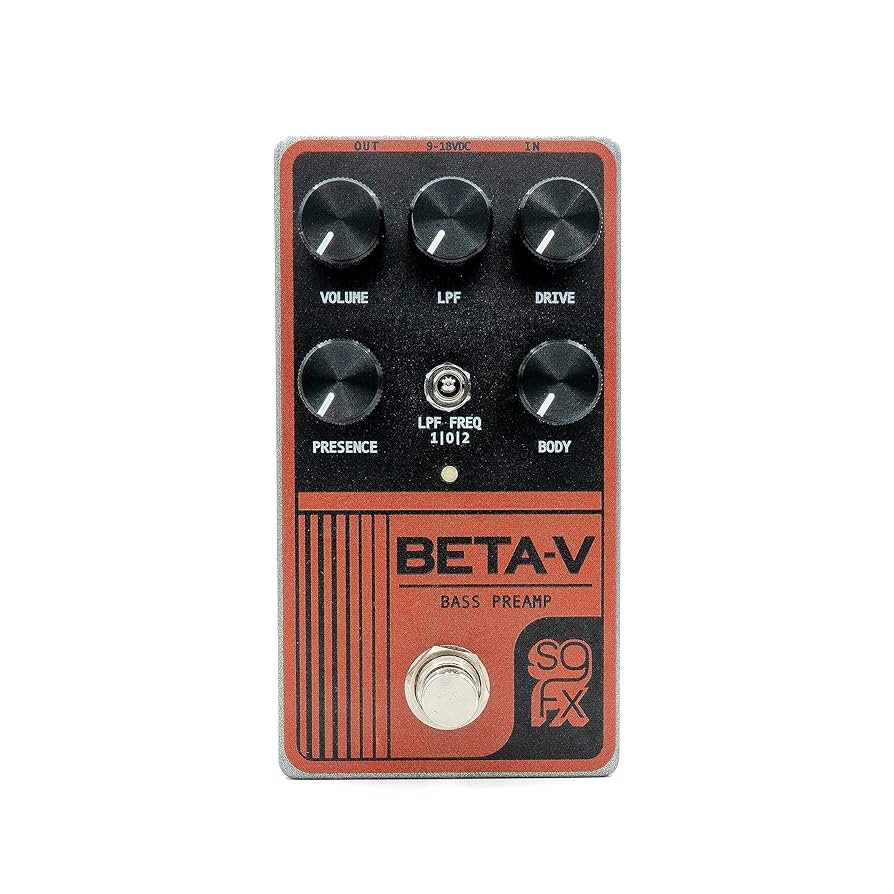 Amazon.com: SolidGoldFX BETA-V Bass Preamp Pedal : Musical